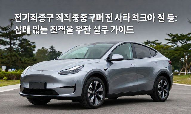 전기차중고 관련 이미지 - 전기차중고 구매 전 반드시 체크해야 할 리스트: 실패 없는 선택을 위한 실무 가이드