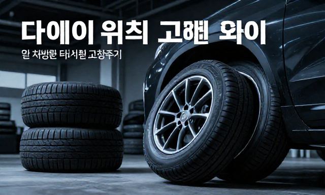 타이어위치교환주기 관련 이미지 - 타이어위치교환주기 및 차량별 올바른 교체 순서 가이드