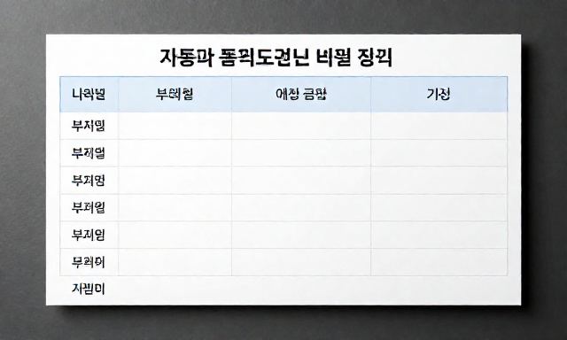 자동차부분도색비용 관련 이미지 - 자동차 부분도색비용 완벽 정리: 부위별 예상 금액 및 기준